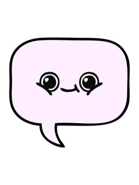 Konuşma baloncuğu çizgi filminin parlak ışık efekti