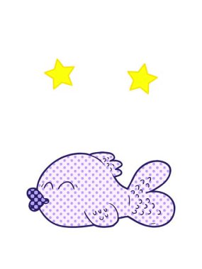 dönen yıldızların canlandırması balıkların canlandırması