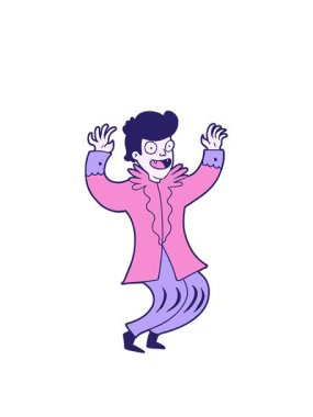 Çılgın vampir çizgi filminin animasyonunu genişletiyorum.