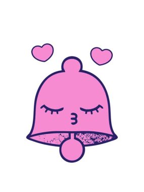 dönen kalpler bir çanın eski grunge doku çizgi filminin animasyonu