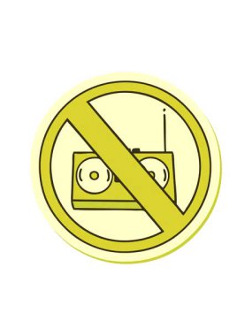 Sevimli bir çizgi filmin renkli animasyonunu değiştirmek radyo yasak.