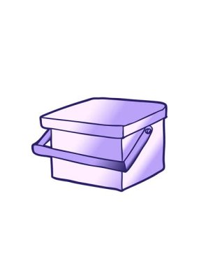 Yanıp sönen radyal çizgiler saplı çizgi film küvetinin animasyonu