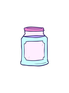 Kavanozdaki karikatür karalama mumunun gösterişli satışı