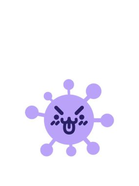 Kötü hayvan virüsünün hareketli animasyonu