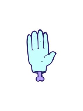 Dikkat çekici çizgi film el animasyonu