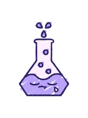 Bubbling Chemicals Tebeşir Çiziminin Pikselleştirme etkisi