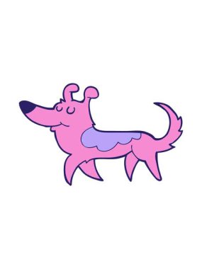 karikatür köpeğinin pixelize efekti