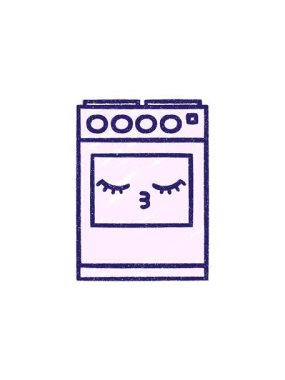 Fırın Tebeşir Çiziminin Satış Animasyonu