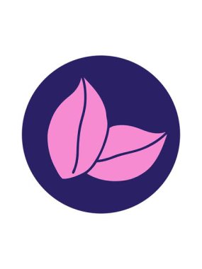 Yaprakların ikonik dövme biçiminin hareketli animasyonu