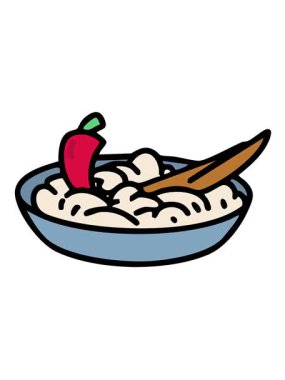 Brezilya kanjitasının titreşimli animasyonu biber ve tarçınla