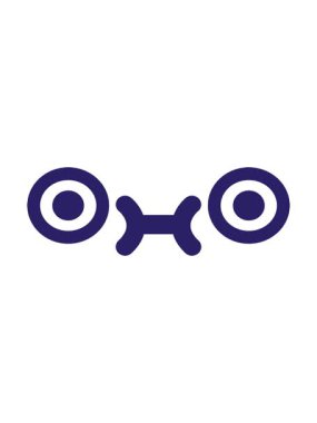 parlak ışık efekti sevimli bakan yüz simgesinin animasyonu