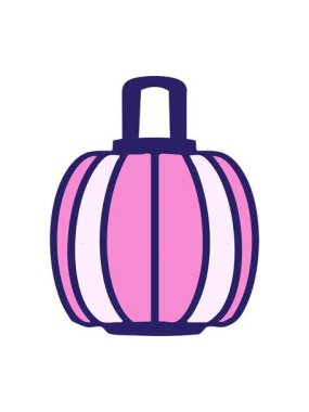 Geleneksel Japon tarzında asılı bir kağıdın hareketli animasyonu.