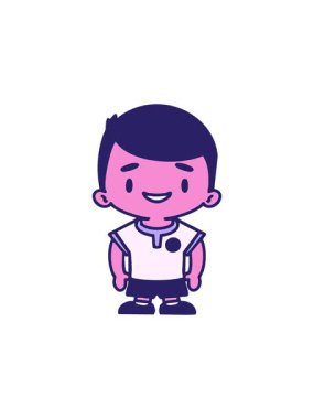 üniformalı erkek Brezilya futbolcusunun radyoaktif parlayan animasyonu