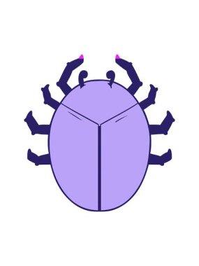 Dev böcek çizgi filminin animasyonunu çalıştır