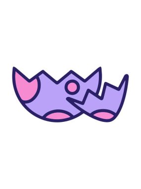 boyanmış yumurta kabuğunun hareketli animasyonu