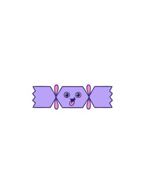 Bir noel krakerinin karikatürünün gösterişli satış animasyonu