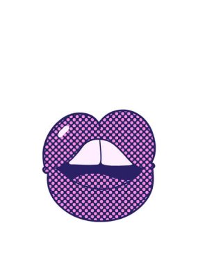 Yüksel ve dolgun dudakların animasyonunu uçur