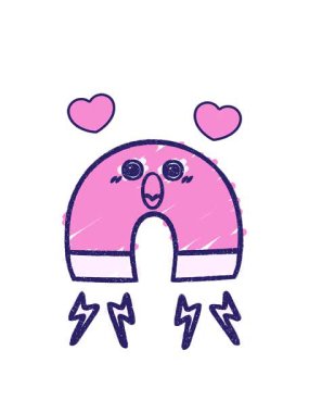 dönen kalp animasyonu mıknatıs tebeşiri çiziyor