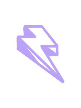 Şimşek yıldırımı simgesinin canlandırmasını bob ve duraklat