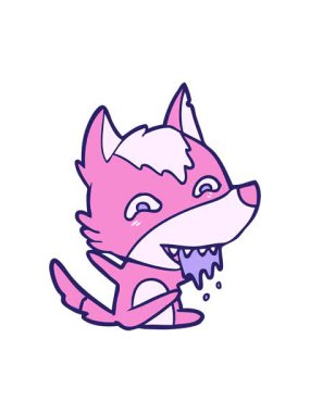 Fox çizgi film görüntüsünün ışık efekti animasyonu