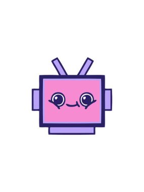 Bir robot kafasının satış animasyonu