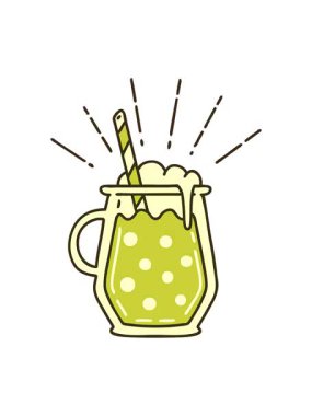 Dövme stili zencefilli biranın renk değişimi