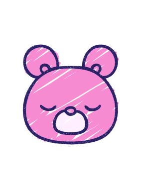 Ayı Yüzlü Tebeşir Çiziminin dikkat çekici animasyonu