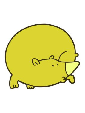 neon karikatür oyuncak ayısının renk değişimi