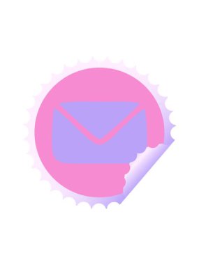 Kağıt zarfın karikatürünün dikkat çekici animasyonu