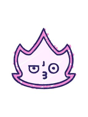 Alev Tebeşiri Çiziminin basınçlı animasyonu