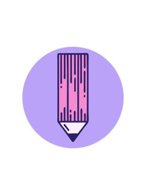 Bir kalem tasarımının radyoaktif parlayan animasyonu