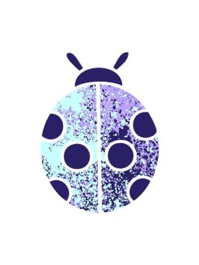 Bir bayan böceğin retro illüstrasyon stili çizgi filminin hareketli animasyonunu oynat