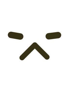 Basit bir rahatsız yüz simgesinin renk canlandırması değiştiriliyor