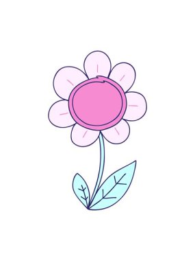 Tuhaf papatya çizgi filminin animasyonunu salla ve durdur