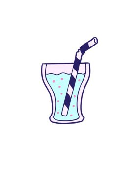 Kalk ve karikatür bardak kolanın animasyonunu yap.