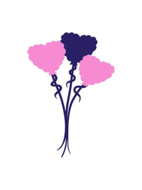 Sevgililer Günü balonlarının pixelize etkisi