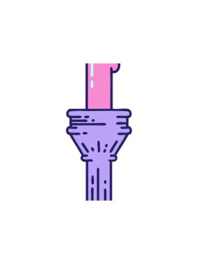 Yıldız patlaması etkisi simgesel bir dövmenin canlandırması bir şamdanın retro tarzı görüntüsü