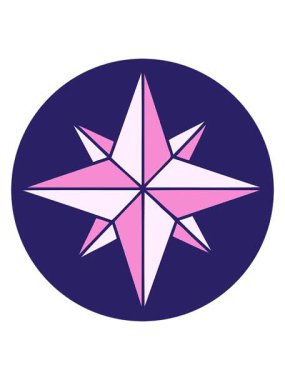 Bir yıldızın ikonik dövme karalamalarının hareketli animasyonu