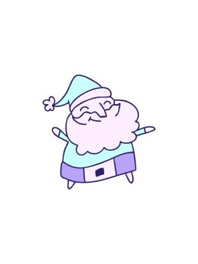 Neşeli bir babanın karikatürünü çizen serbest piyasa animasyonu