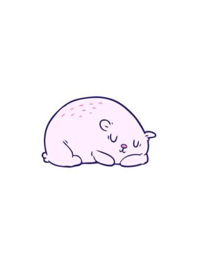 Uyuyan kutup ayısının yıldız patlaması etkisi animasyonu