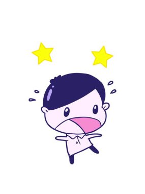 dönen yıldızlar sevimli çizgi filmin animasyonu şok adam