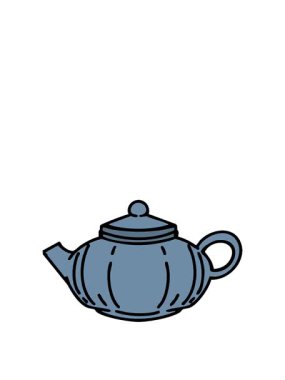 Seramik Japon çay demliğinin animasyonunu genişletiyorum.