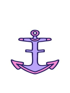 bir çapanın ikonik dövme tarzının hareketli animasyonu