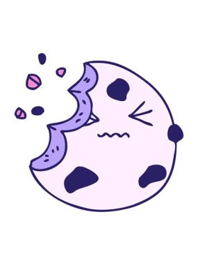 El çiziminin hareketli animasyonu. Çizgi film kurabiyeleri.