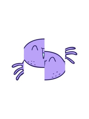 Cadılar Bayramı çizgi filminin bölünmüş hareketli animasyonu