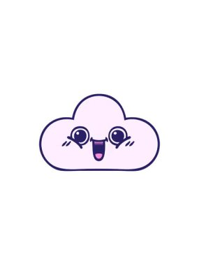 Bir bulutun gölgeli çizgi filminin gösterişli satış animasyonu