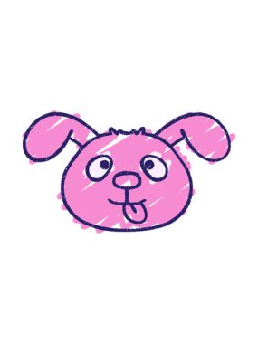 Köpek Yüzlü Tebeşir Çiziminin animasyonunu güçlendir