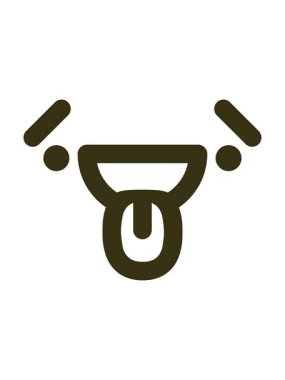 Utanç içindeki gülüşün renk animasyonu