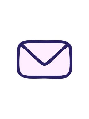 Çizgi roman tarzı kağıt zarfın radyoaktif parlak animasyonu