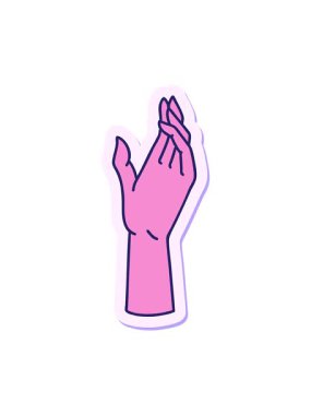 Geleneksel bir el stiliyle dövme stilistinin hareketli animasyonu